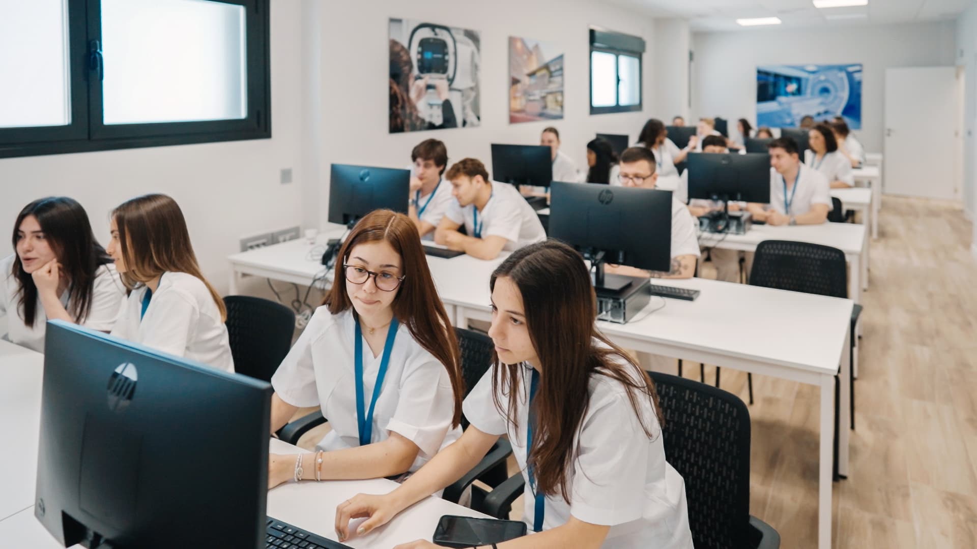 Aula de Sanitio Formación con alumnos